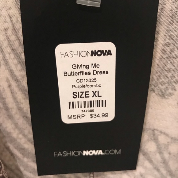 Asymmetric front knot twist dress size XL NWT - Picture 6 of 8